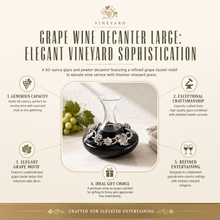 Grape Wine Decanter Large