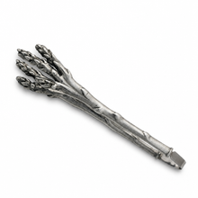 Pewter Asparagus Pattern Tongs