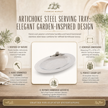 Artichoke Steel Serving Tray