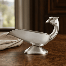 Pheasant  Handle Stainless Steel Gravy / Sauce Server