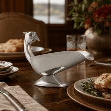 Pheasant  Handle Stainless Steel Gravy / Sauce Server