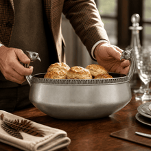 Pheasant Stainless Steel Server Bowl