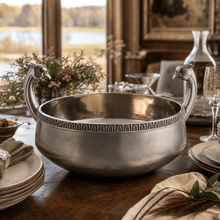 Pheasant Stainless Steel Server Bowl