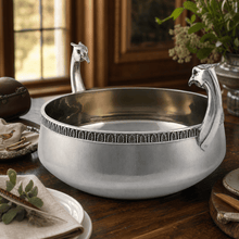 Pheasant Stainless Steel Server Bowl