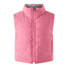 Reversible Floral Puffer Vest