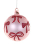BOW BAUBLE-PINK Ornament