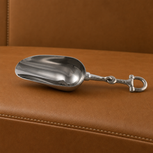 Equestrian Horse Bit Pewter Handle Ice Scoop