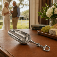 Equestrian Horse Bit Pewter Handle Ice Scoop