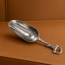 Equestrian Horse Bit Pewter Handle Ice Scoop