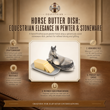 Horse Butter Dish