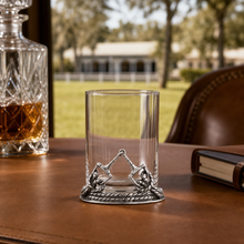 Equestraian D-Ring Snaffle Horse Bit Old Fashion Bar Glass