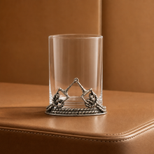 Equestraian D-Ring Snaffle Horse Bit Old Fashion Bar Glass