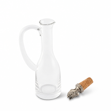 Cruet Bottle with Horse Head Cork Stopper