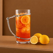Horse Bit Glass Pitcher