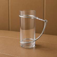 Horse Bit Glass Pitcher