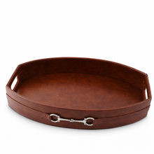 Equestrian Horse Bit Vegan Leather Tray