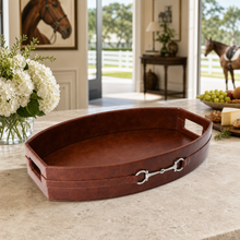 Equestrian Horse Bit Vegan Leather Tray