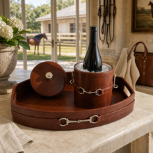 Equestrian Horse Bit Vegan Leather Tray
