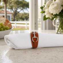 Bit Vegan Leather Napkin Ring