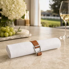 Stirrup Vegan Leather Napkin Ring