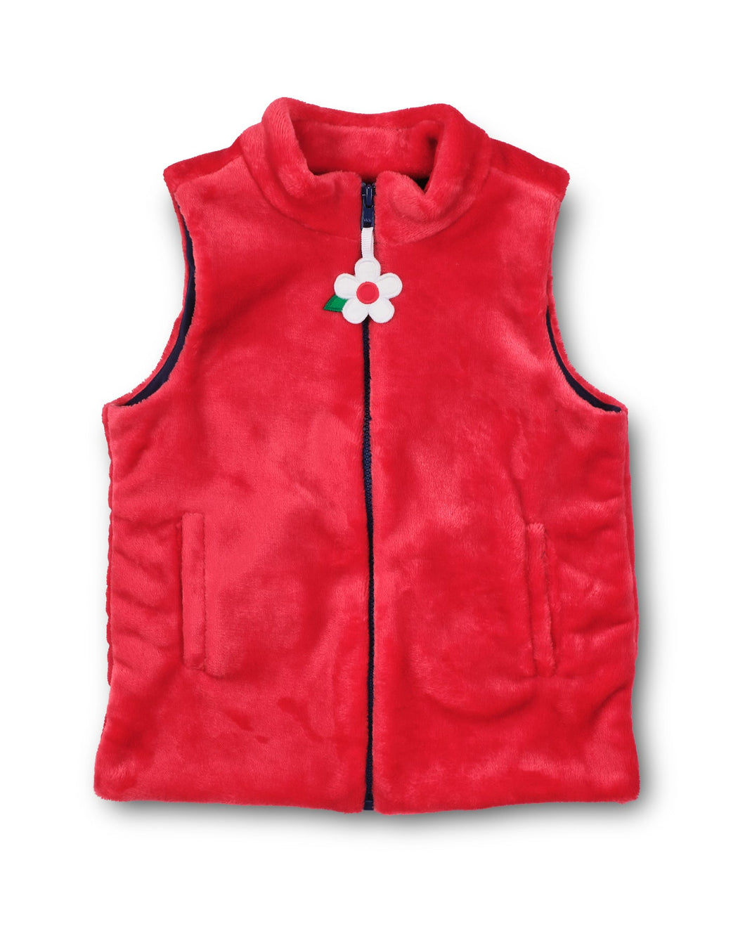Plush Fleece Zip Up Vest