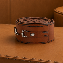 Premium Genuine Leather Coaster Set Bit - Set of 6