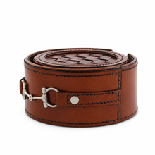 Premium Genuine Leather Coaster Set Bit - Set of 6