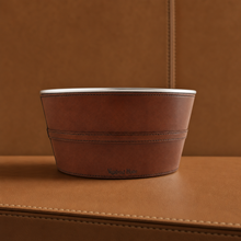 Premium Genuine Leather Bit Ice Tub – Sophisticated Beverage Cooler