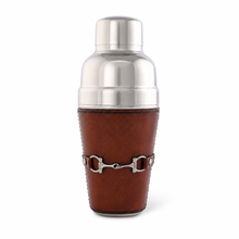 Premium Genuine Leather Equestrian Bit Cocktail Shaker