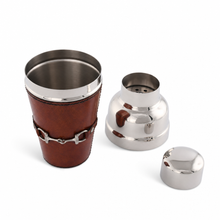 Premium Genuine Leather Equestrian Bit Cocktail Shaker