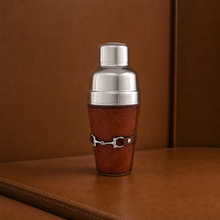 Premium Genuine Leather Equestrian Bit Cocktail Shaker
