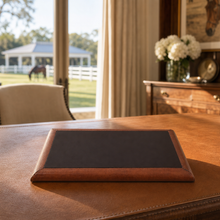 Premium Genuine Leather Equestrian Bit Catchall Tray