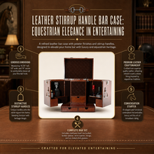 Leather Stirrup Handle  Bar Case
