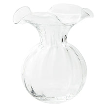 Hibiscus Glass Large Fluted Vase