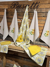 SUNFLOWERS - KITCHEN TOWEL POMELO
