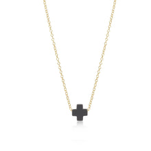 16" necklace gold - signature cross Collection