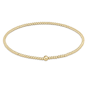 CLASSIC GOLD BEAD BANGLE-BBANCLG2 : 2MM