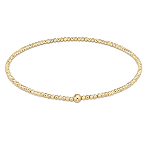 CLASSIC GOLD BEAD BANGLE-BBANCLG2 : 2MM