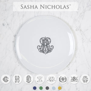 Imagine Salad Plate w/Monogram
