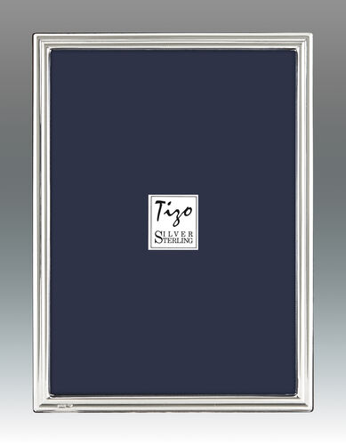Slim Grooved 925 Sterling Silver Frame 4x6