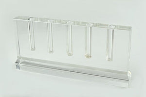 Crystal Glass 5 Hole bud Vase-PH205VAS