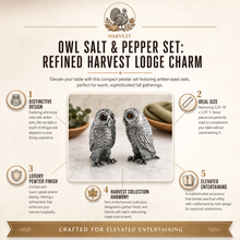 Owl Salt & Pepper Set