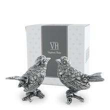 Pewter Song Birds Salt & Pepper Set