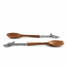 Song Bird Salad Server Set