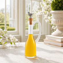 Cruet Bottle with Song Bird Cork Stopper