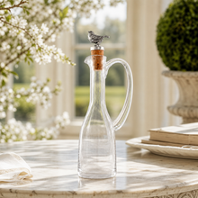 Cruet Bottle with Song Bird Cork Stopper