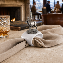 Deer Stoneware Napkin Ring