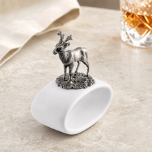 Deer Stoneware Napkin Ring