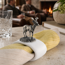Deer Stoneware Napkin Ring