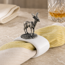 Deer Stoneware Napkin Ring